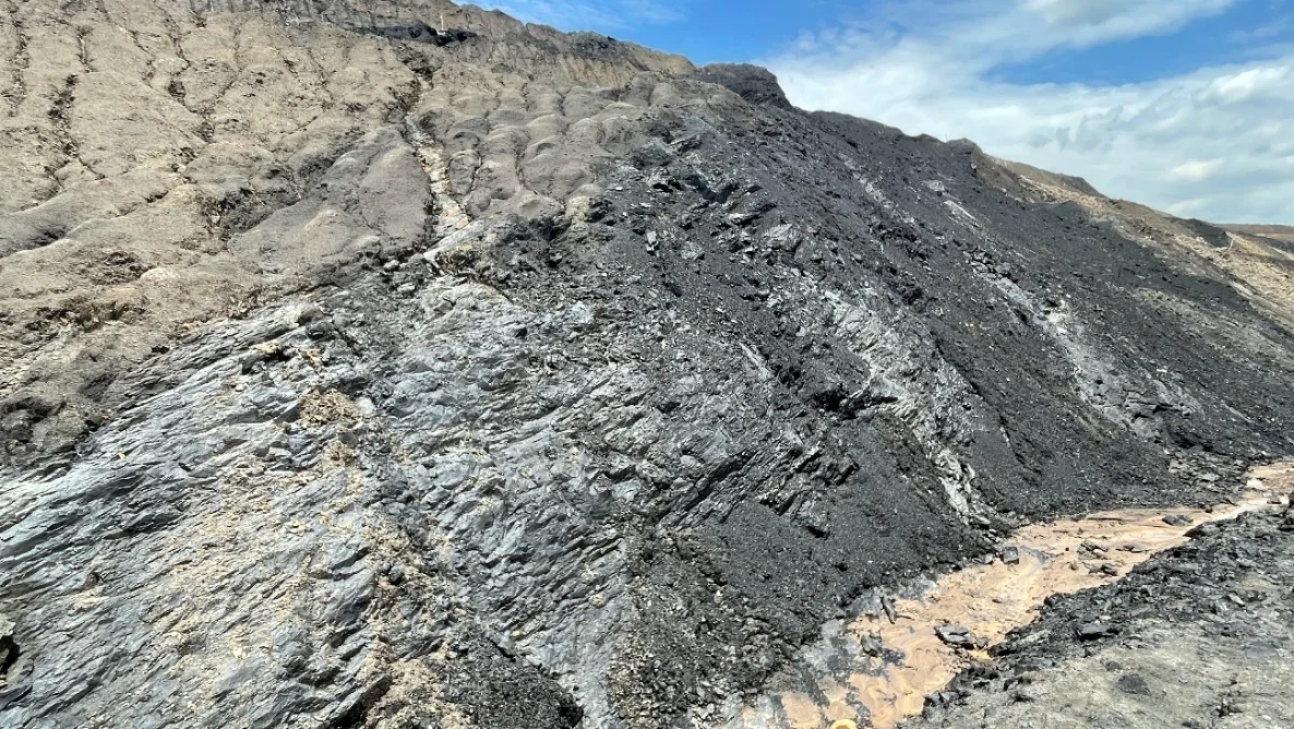Coal outcrop — Seam B1