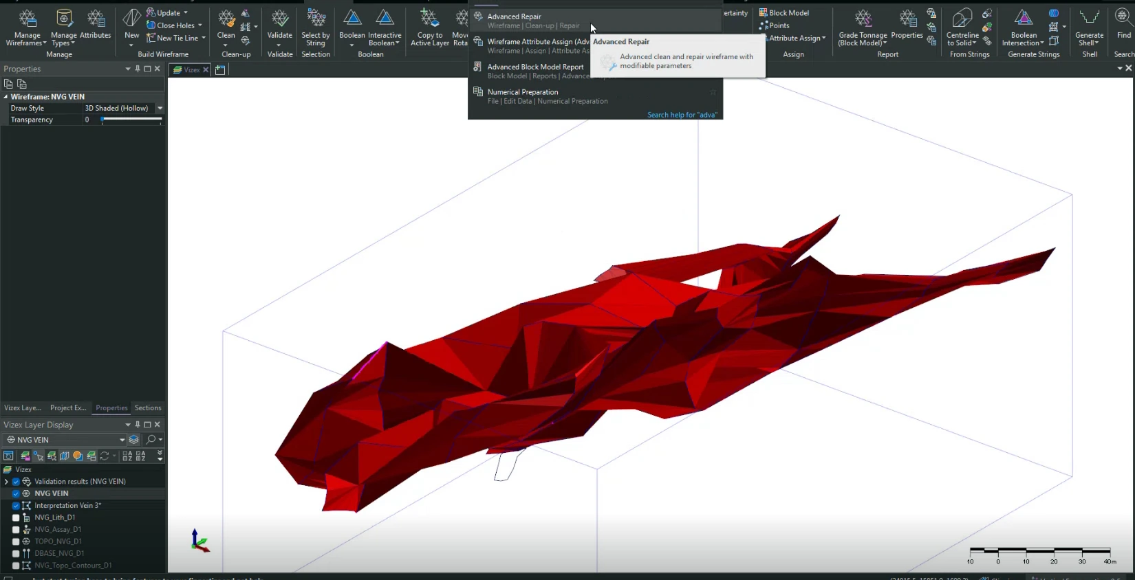 Topographic integration
