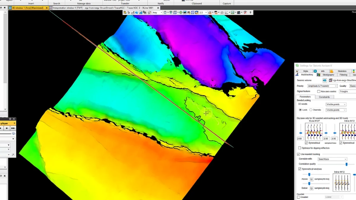 Fault-controlled surface geometry in map view